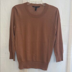 BCBGMaxAzria Crew Neck Sweater with Long Sleeves